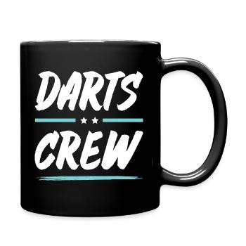 Darts Crew - Tasse einfarbig - Schwarz - Rechts