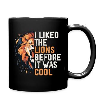 I Liked The Lions Before It Was Cool Tees | Lions - Mug uni - noir - Droite