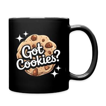 Cookies Cookie Keks Kekse Schokolade - Tasse einfarbig - Schwarz - Rechts