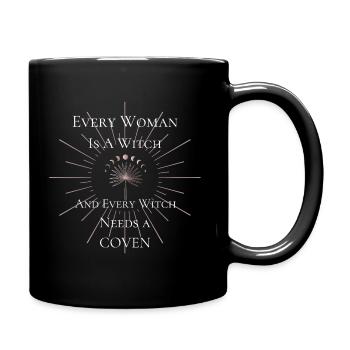 Witch - Tasse einfarbig - Schwarz - Rechts