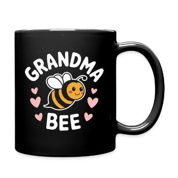 Honigbiene Imker Bienen Biene - Tasse einfarbig - Schwarz - Rechts