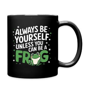 Grenouille Crapaud - Mug uni - noir - Droite