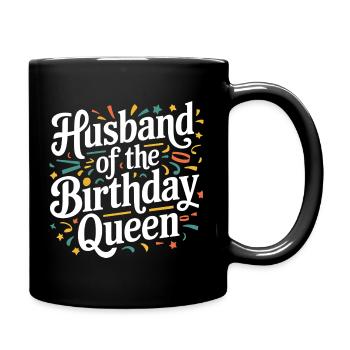 Ehemann Ehegatte Familie Hochzeit - Tasse einfarbig - Schwarz - Rechts