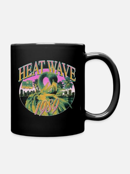 Canicule 1989 – Miami Retro Vibes - Mug uni - noir