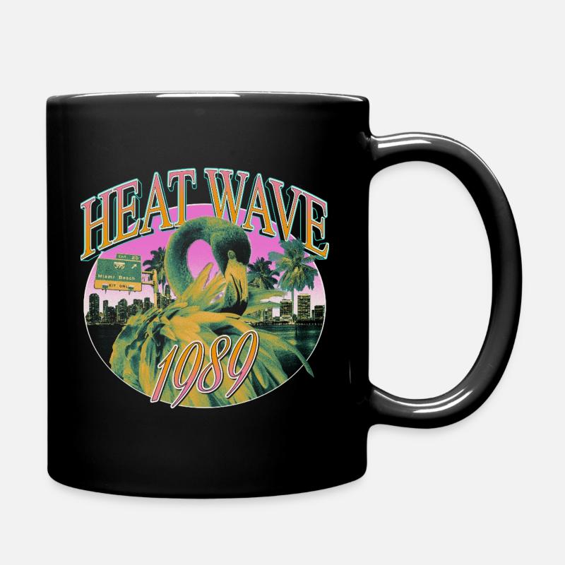Canicule 1989 – Miami Retro Vibes - Mug uni - noir
