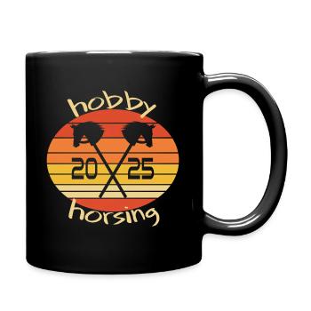 hobby horsing 2025 - Tasse einfarbig - Schwarz - Rechts