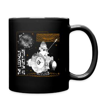 Loophole in Spacetime - Tasse einfarbig - Schwarz - Rechts