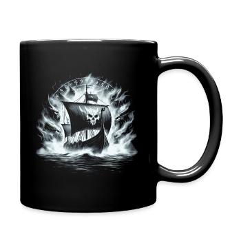 Navire fantôme viking - Mythologie nordique - Mug uni - noir - Droite