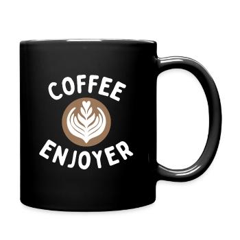 Coffee Enjoyer - Full Colour Mug - black - Right