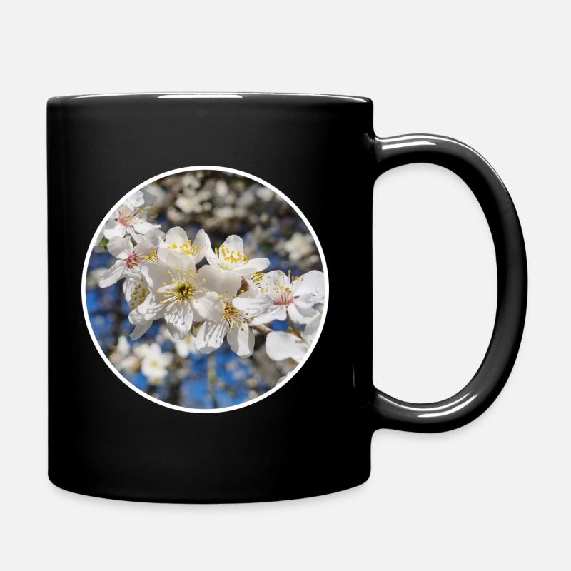 Pommier Fleur Fleur Printemps Nature Randonnée - Mug uni - noir