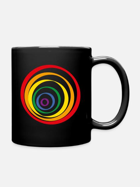 VOICES UNCHAINED INFINITE RAINBOW - Tasse einfarbig - Schwarz