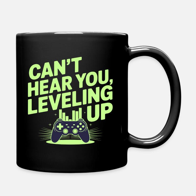 Nivellement! Les joueurs en action. - Mug uni - noir