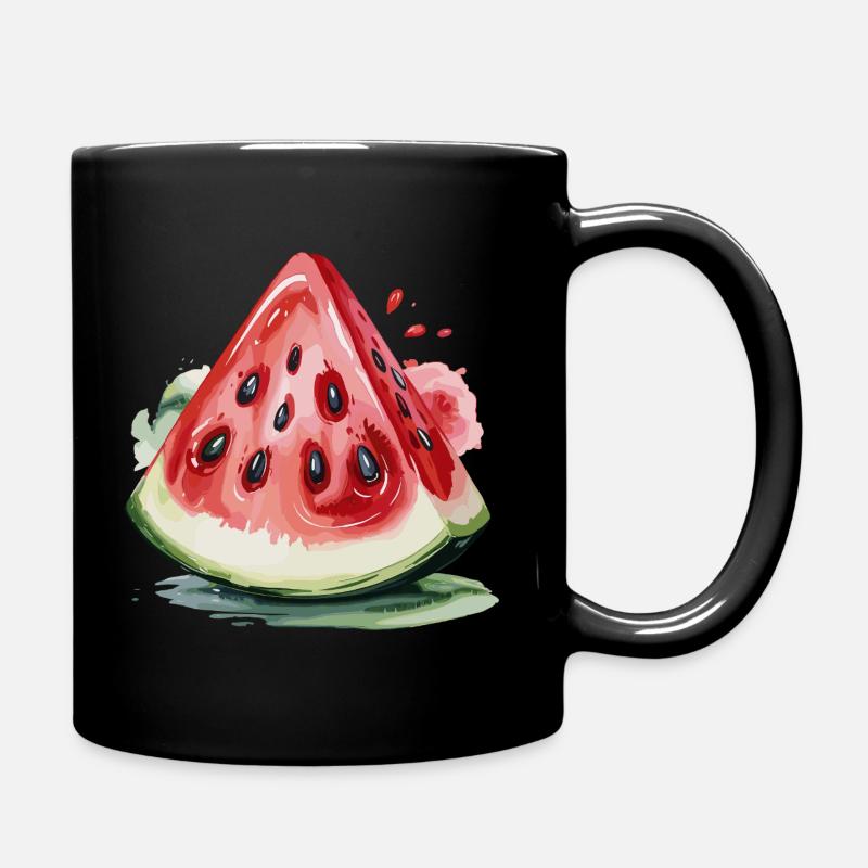 Pastèque juteuse – l’été à l’état pur - Mug uni - noir