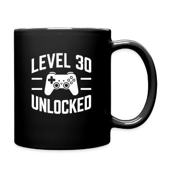 Niveau 30 Débloqué Cadeau d’anniversaire 30 - Mug uni - noir - Droite