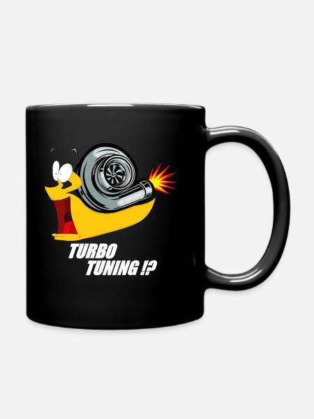 Turbo Snail, Turbo Schnecke, Turbo - Tasse einfarbig - Schwarz