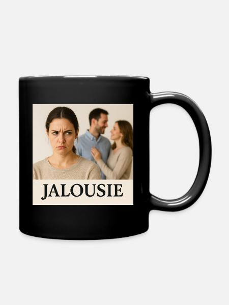 Jalousie - Tasse einfarbig - Schwarz