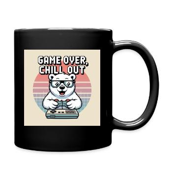 Panda Gaming Chill Out T-Shirt - Full Colour Mug - black - Right