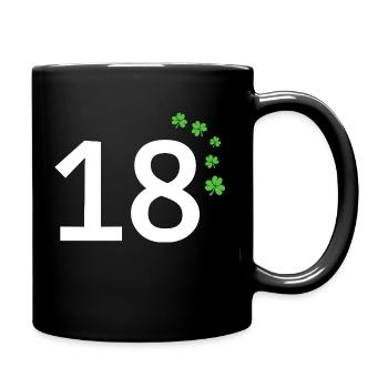 18 - Tasse einfarbig - Schwarz - Rechts