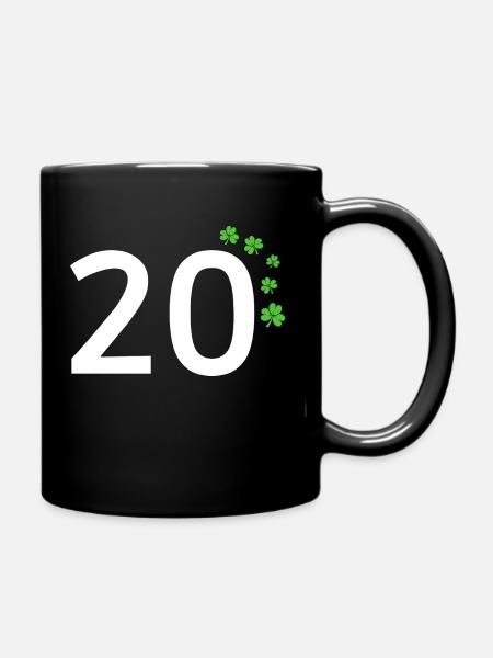 20 - Tasse einfarbig - Schwarz