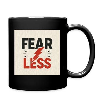 Motivierendes Power-Shock-Design - Tasse einfarbig - Schwarz - Rechts