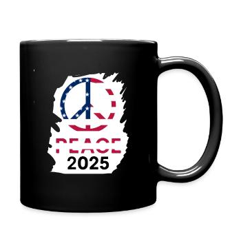 Philosophie de la paix américaine 2025 - Mug uni - noir - Droite