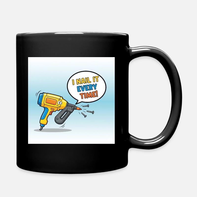 Conception de jouet humoristique avec outil à ongles - Mug uni - noir