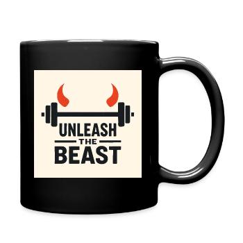 Powerful Expression of Strength and Determination - Full Colour Mug - black - Right