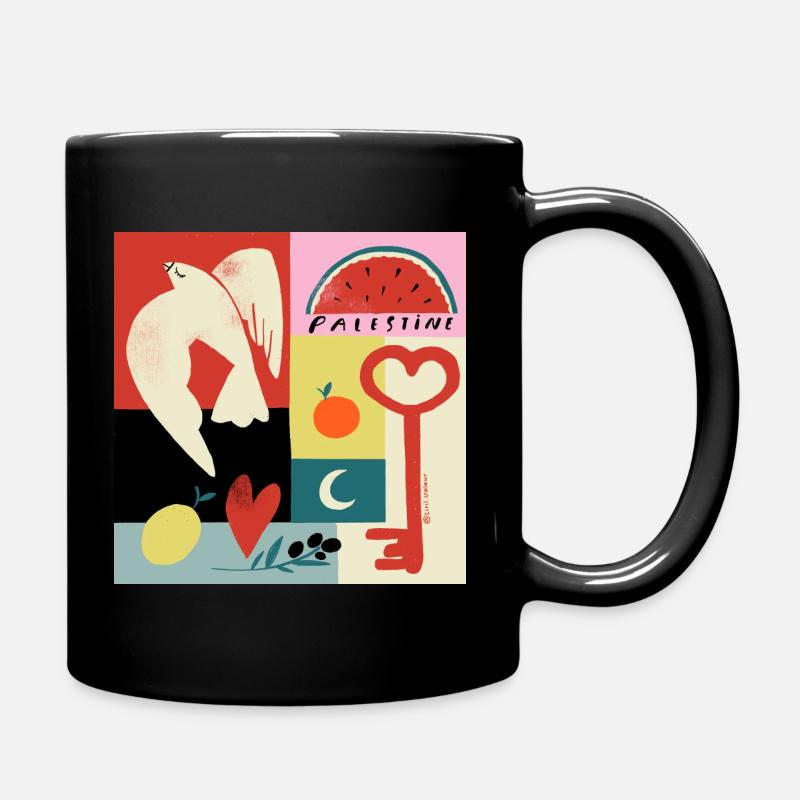 Tout sur la Palestine - Mug uni - noir