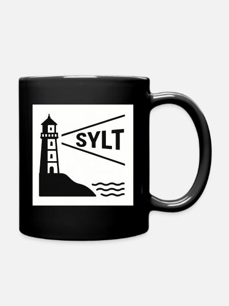Sylt - Full Colour Mug - black