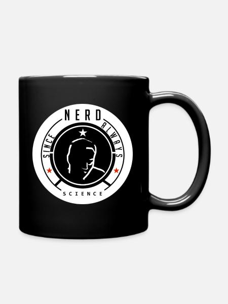 Nerd Science Logo T-Shirt - Full Colour Mug - black