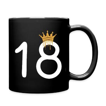 18 - Tasse einfarbig - Schwarz - Rechts