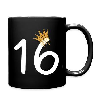 16 - Tasse einfarbig - Schwarz - Rechts