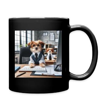 Professional Cosplay Dogs - Full Colour Mug - black - Right