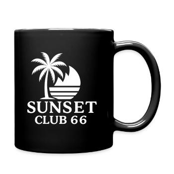 Sunset Club 66 - White Label - Tasse einfarbig - Schwarz - Rechts
