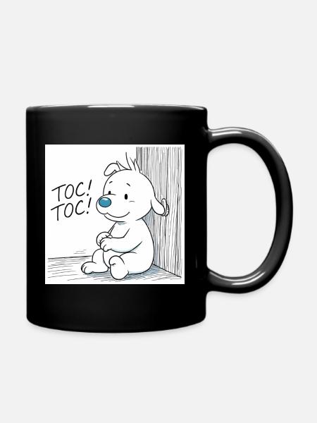 Idéfix Frappe Toc Toc Toc - Tasse einfarbig - Schwarz