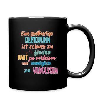 Un bon éducateur est difficile à trouver ! - Mug uni - noir - Droite