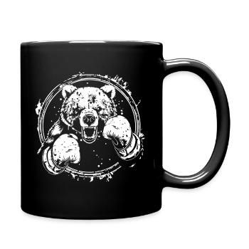 Grizzly Bear Boxer Boxe MMA - Mug uni - noir - Droite