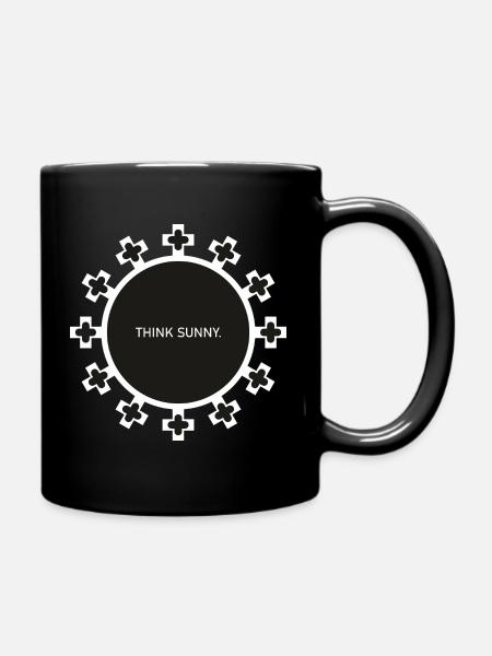 sunny - Tasse einfarbig - Schwarz