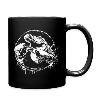 Alligator Boxer Boxing MMA - Full Colour Mug - black - Right