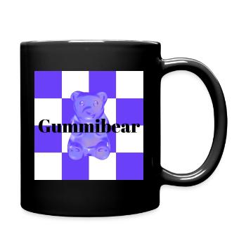 Gummibär Wohliger Kuscheltrend Design - Tasse einfarbig - Schwarz - Rechts