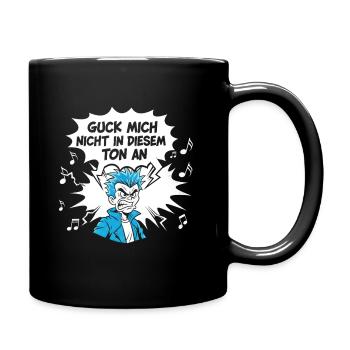 Design punk amusant avec mot-clé - Mug uni - noir - Droite
