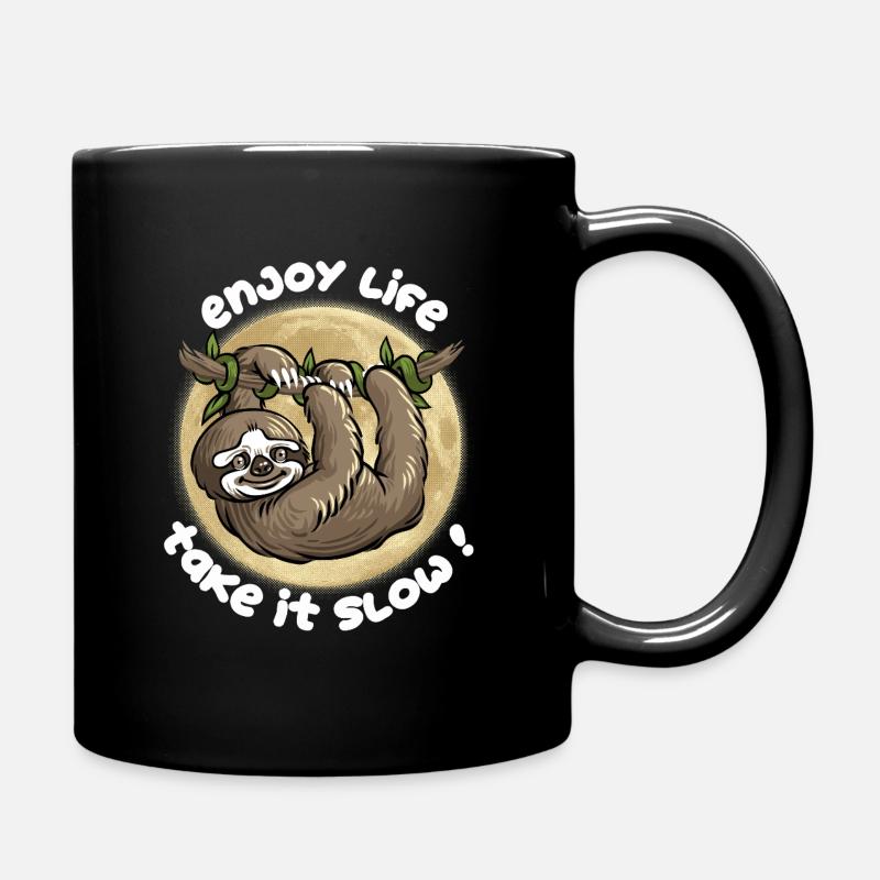 Allez-y doucement ! - Mug uni - noir