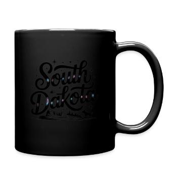 South Dakota - Souvenir USA State Design - Full Colour Mug - black - Right