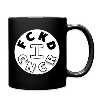 I FUCKED CANCER - Full Colour Mug - black - Right