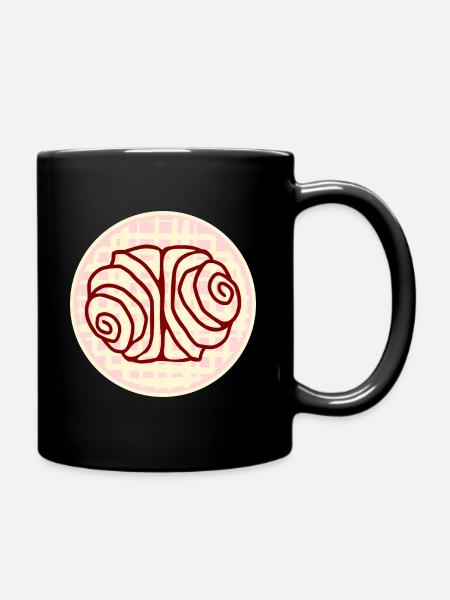 FRANZBRÖTCHEN GEBÄCK HAMBURGER STUDENTIN - Tasse einfarbig - Schwarz