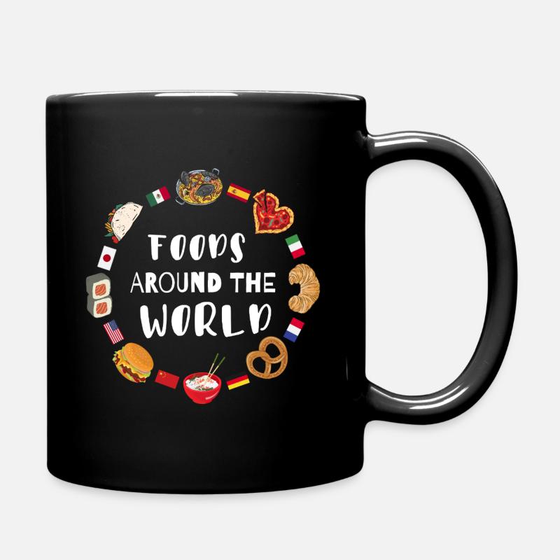 Nourriture du monde entier - Mug uni - noir