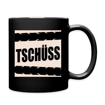 ADIEU LES CYCLISTES À VÉLO - Mug uni - noir - Droite
