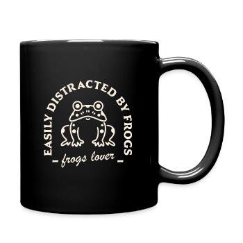 Citations humoristiques drôles pour les amoureux de grenouilles - Mug uni - noir - Droite