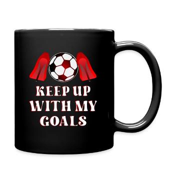 FRAUEN FUSSBALL TORE HIGH HEELS FRAUEN - Tasse einfarbig - Schwarz - Rechts