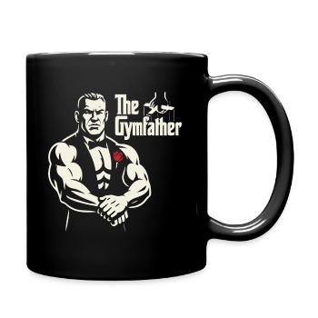 The GymFather Bold Poster Design - Full Colour Mug - black - Right
